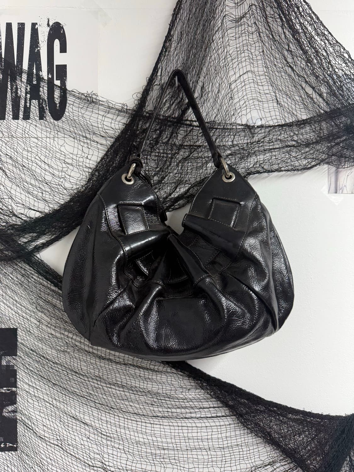 00s leather detailed bag 상품이미지4