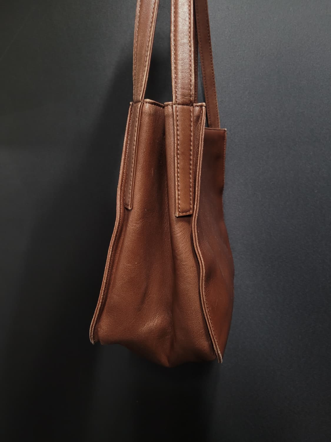 MARGARET HOWELL 마가렛호웰 빈티지 레더 숄더백 상품이미지5