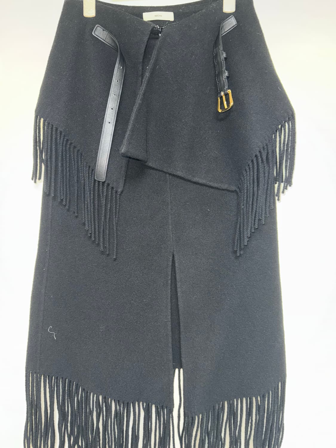 recto 렉토 케이프 울스커트 상품이미지1