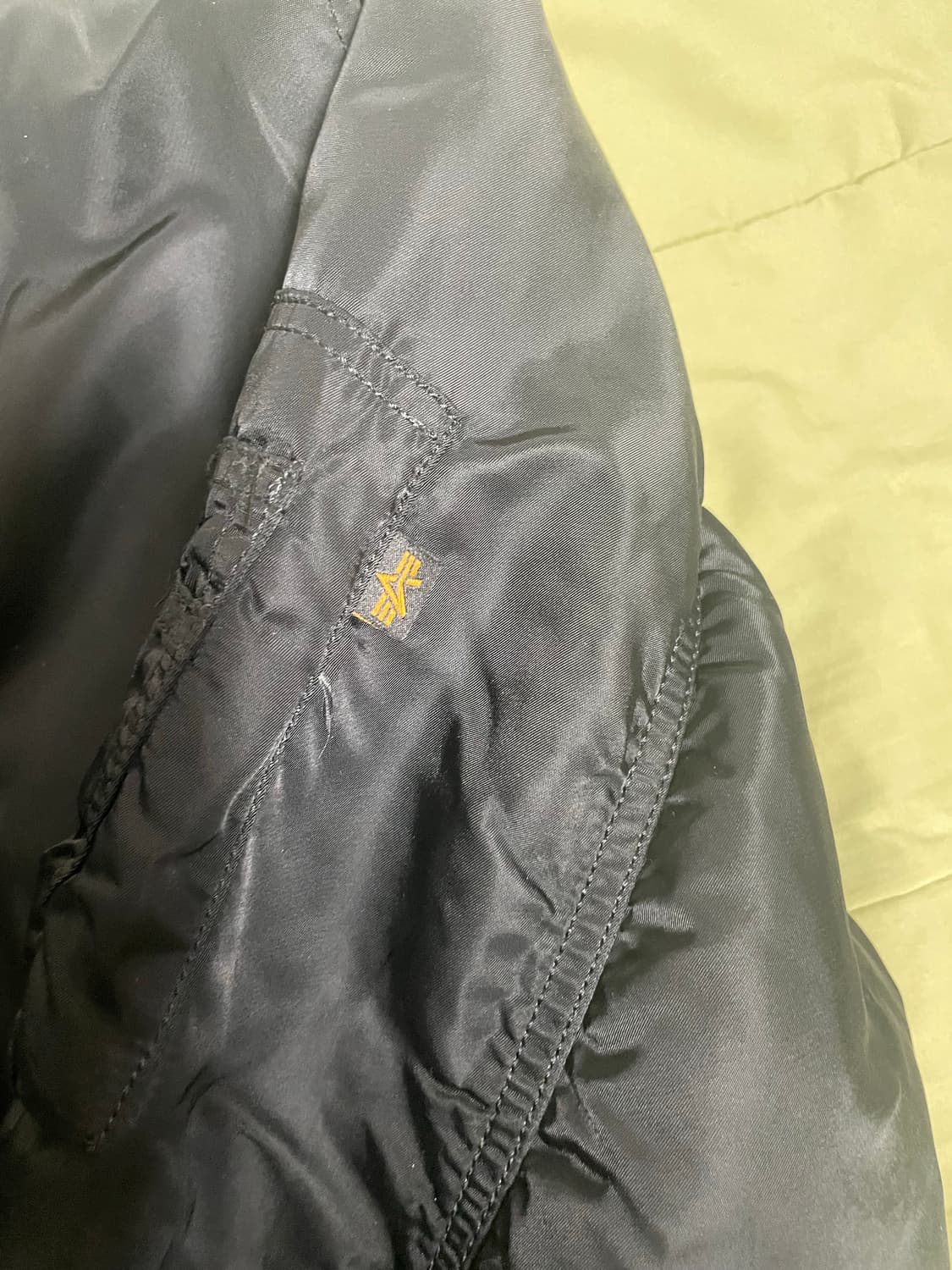 알파인더스트리 ma-1 블랙 상품이미지2