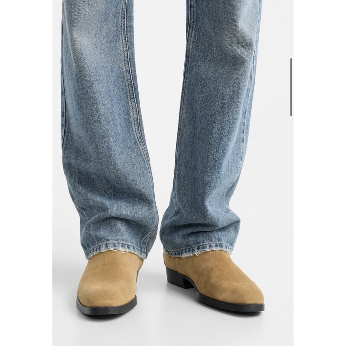 자라 스웨이드 첼시부츠 탄 앵클 /43 상품이미지2