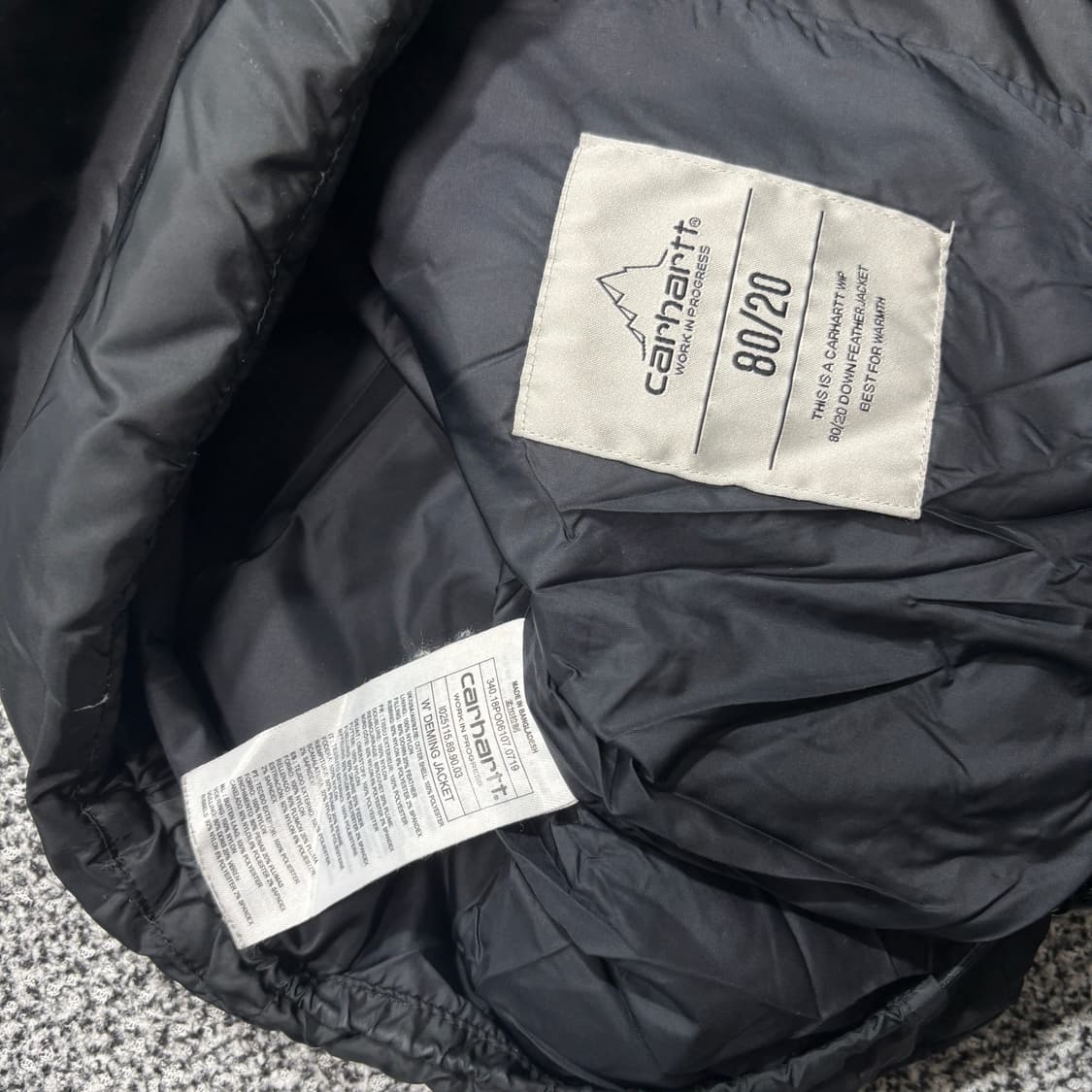 [W] 칼하트 WIP deming 다운 자켓 (XS) 상품이미지4