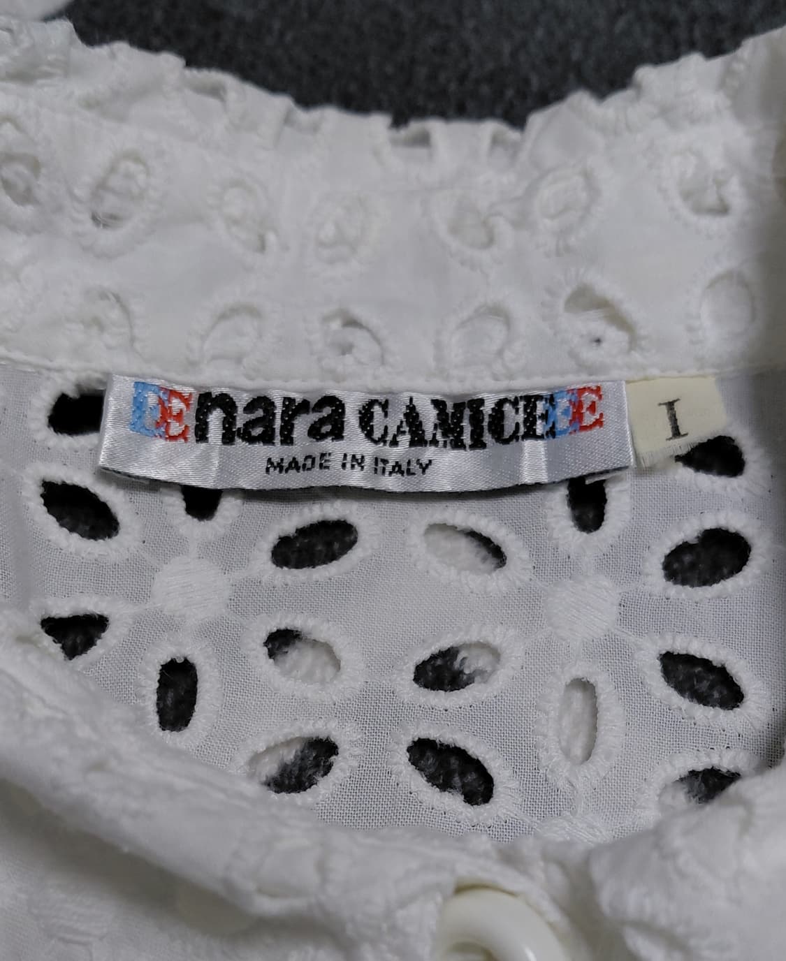 NARA CAMICIE  이태리 메이드 아일렛 펀칭 블라우스 (사이즈 1 상품이미지5
