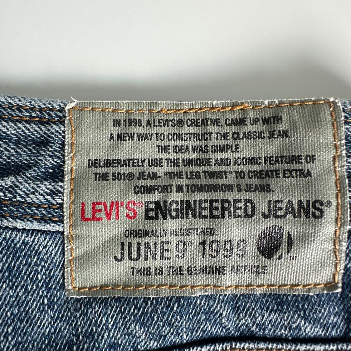 Levi's 리바이스 엔지니어드 스컬 포켓 데님 팬츠 상품이미지6