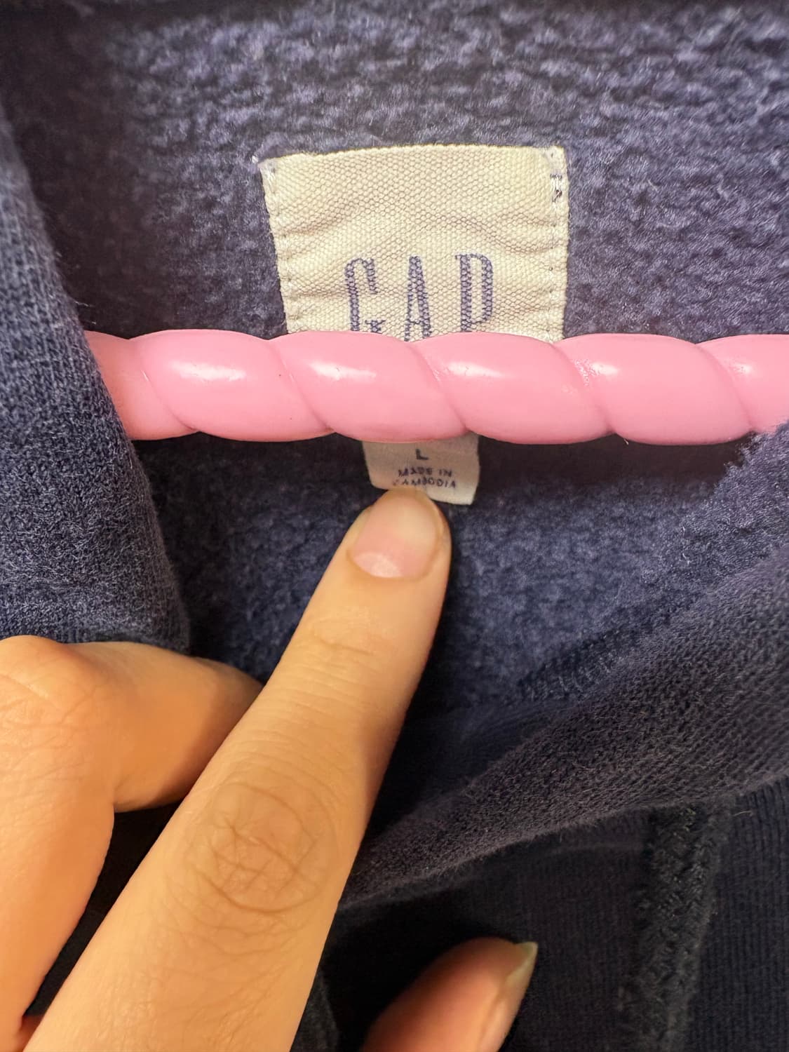 GAP 후드티 네이비 상품이미지4