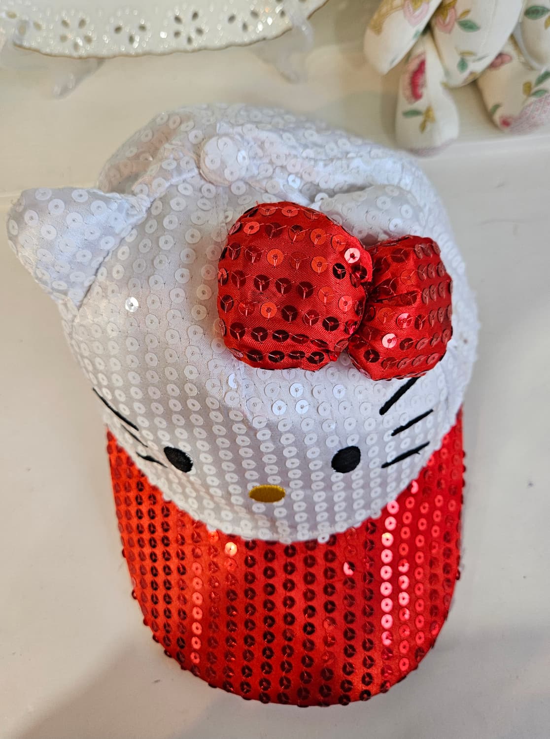 Sanrio(산리오) 헬로키티 스팽글 귀달이 캡모자 상품이미지7
