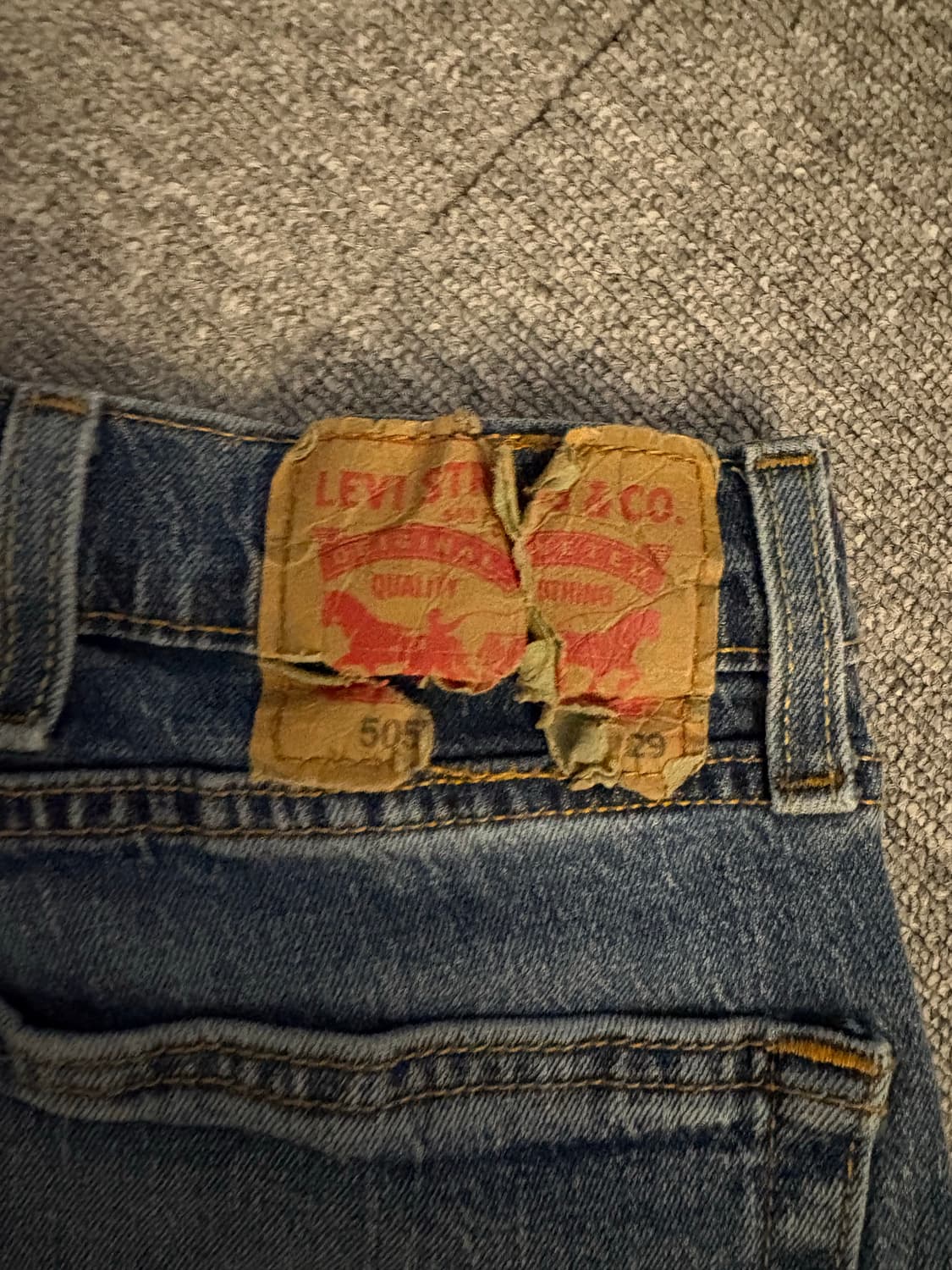 [W38 L29] 리바이스505 데님팬츠/5 상품이미지4