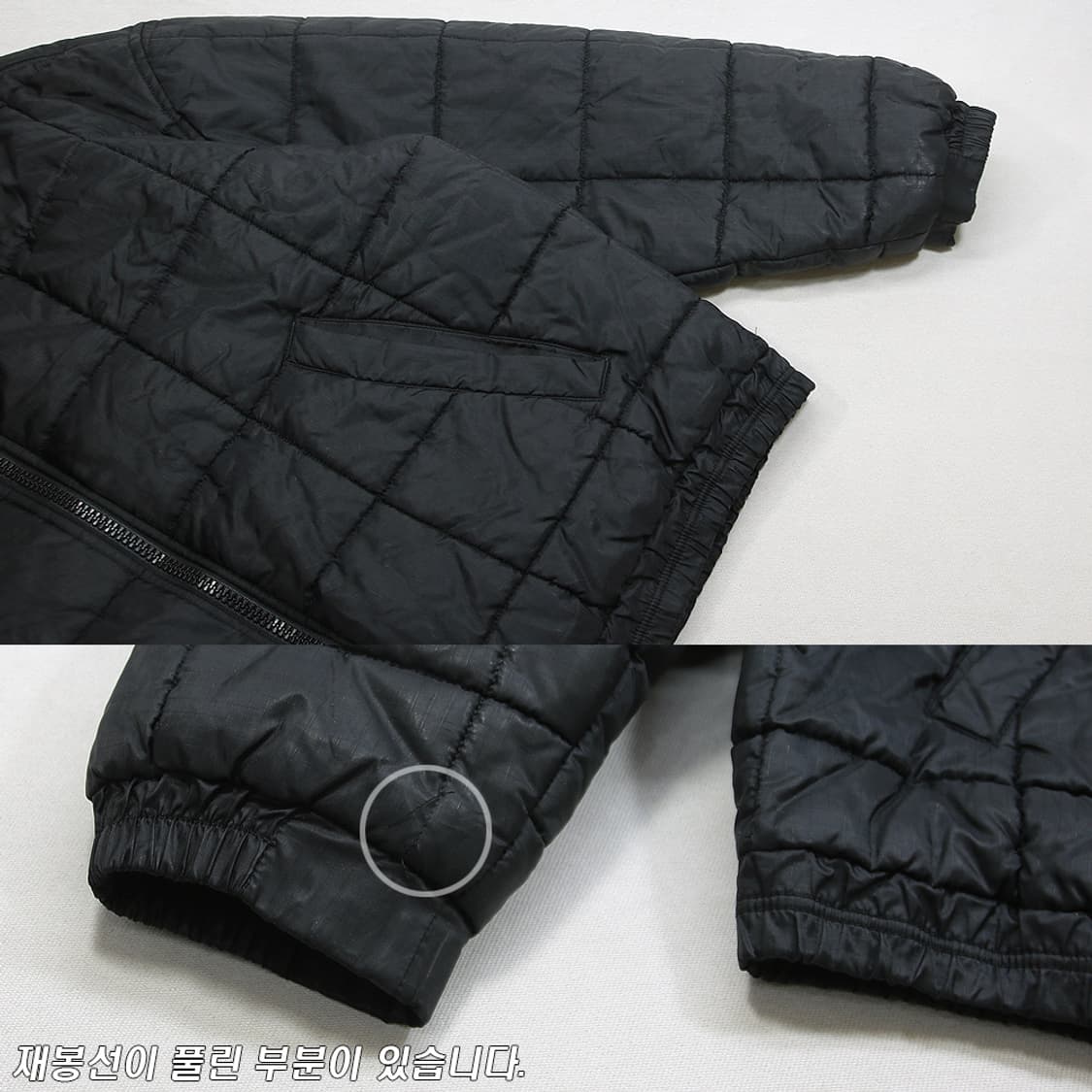 (착용컷) 버버리 립스탑 패딩 자켓 (남성용 103) 상품이미지8