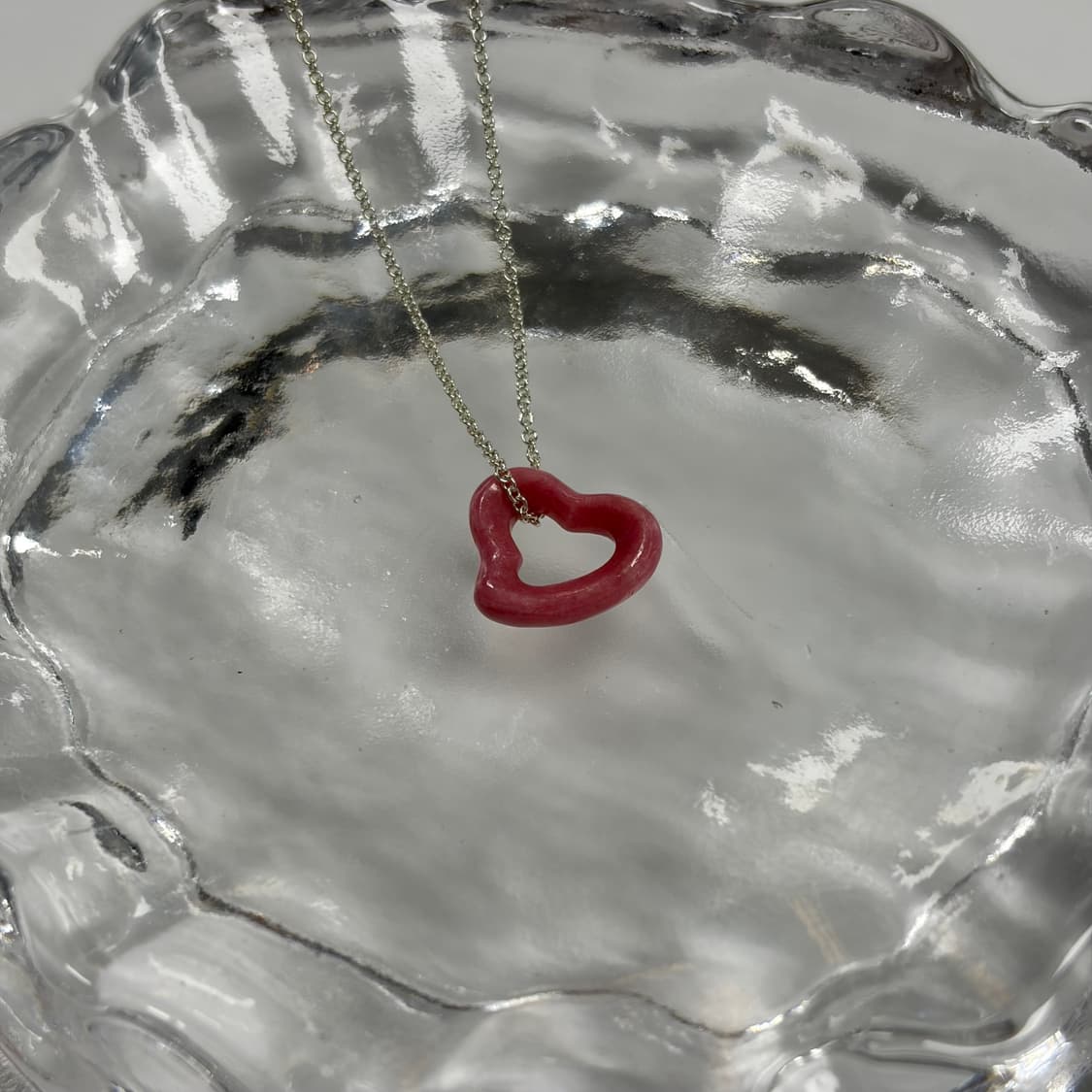 티파니앤코 로즈쿼츠 오픈하트 목걸이 상품이미지5