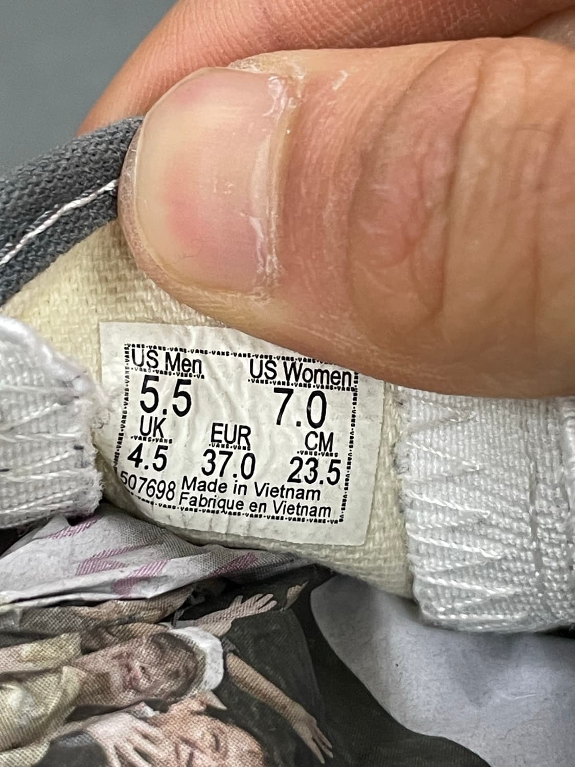 반스 컬러 띠어리 체커보드 235 (gr-5112) 상품이미지10