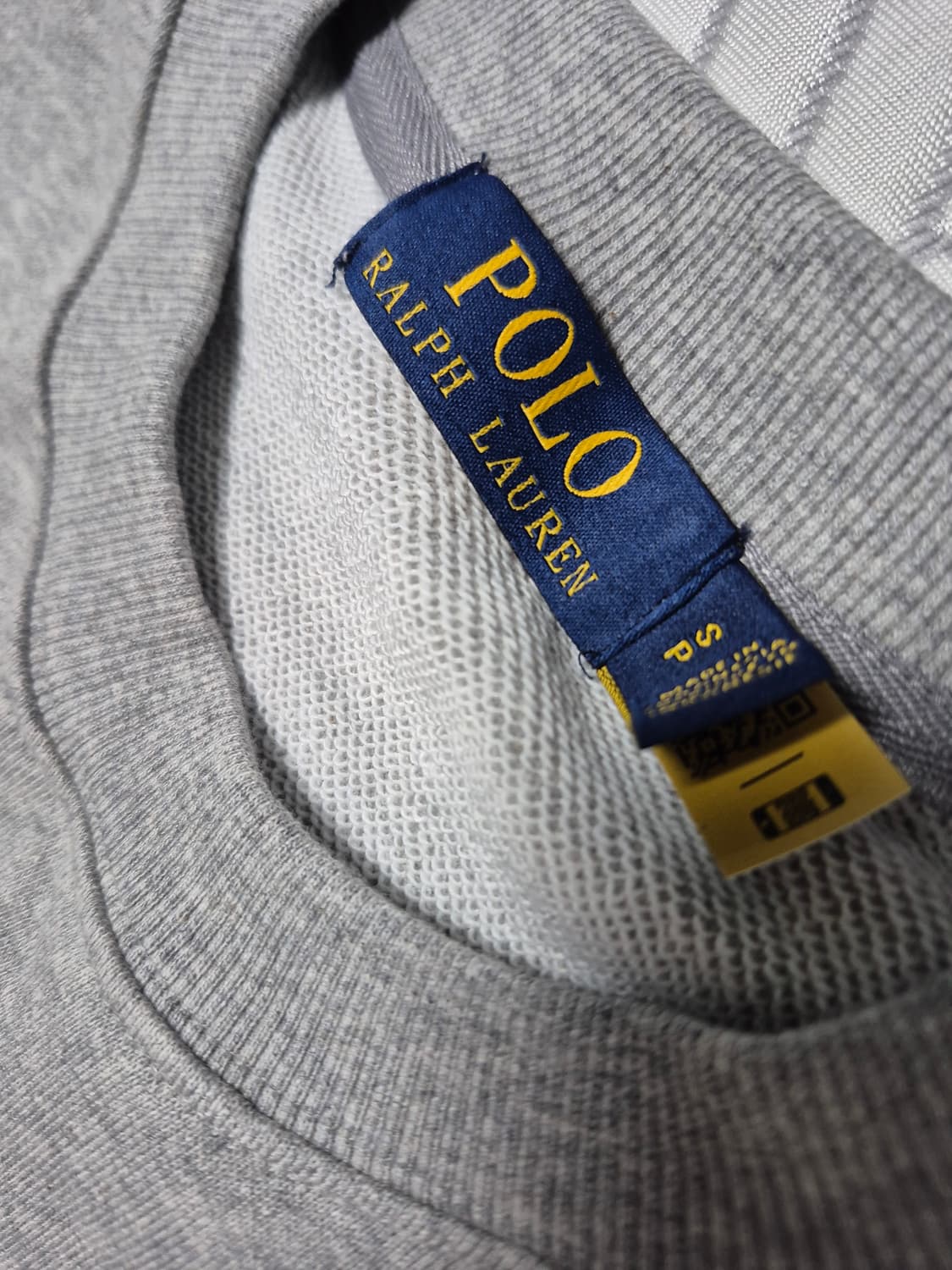 폴로 랄프로렌 그레이 맨투맨 S 상품이미지2