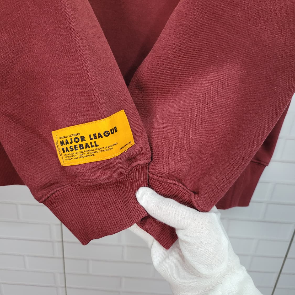 MLB 양키즈 컬러 박스 포이트 후드 긴팔 티셔츠 M/95사이즈 상품이미지6