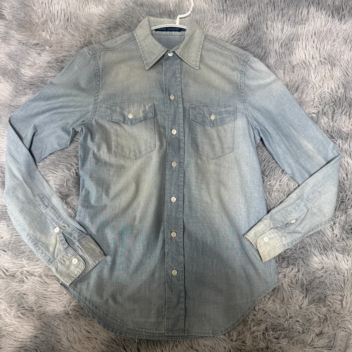 랄프로렌 데님셔츠 여성 2사이즈 상품이미지4