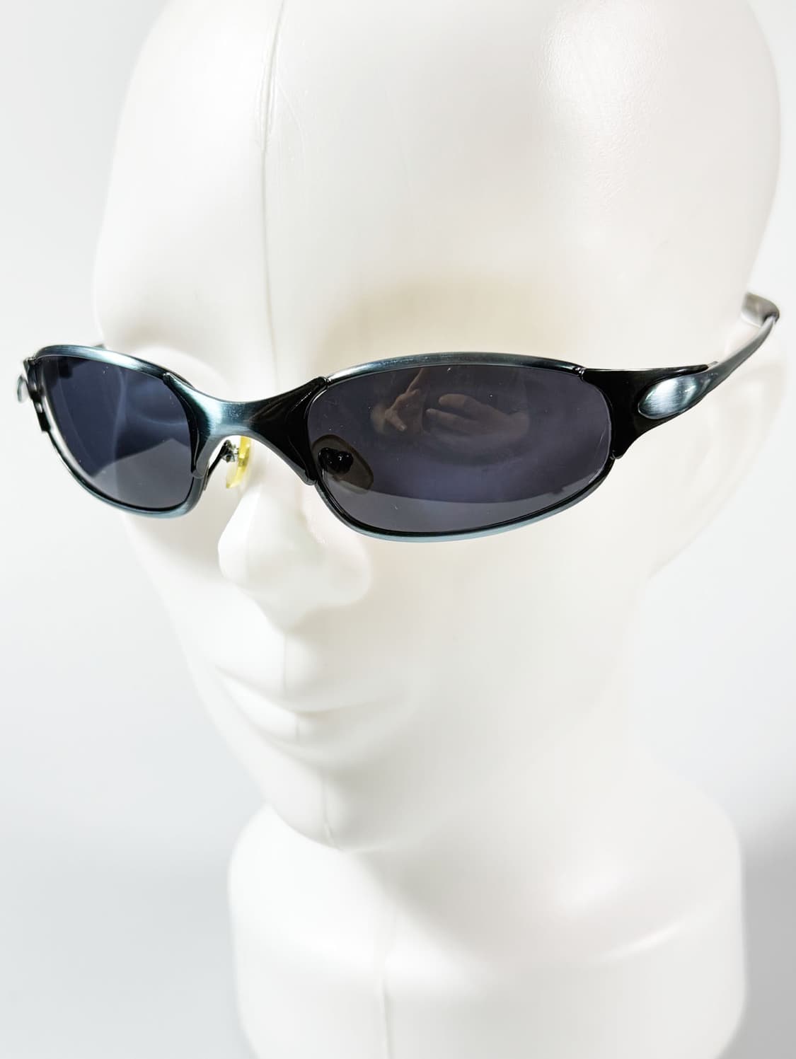 90s FIRE GAS 메탈릭 스포티 오벌 프레임 빈티지 선글라스 상품이미지8