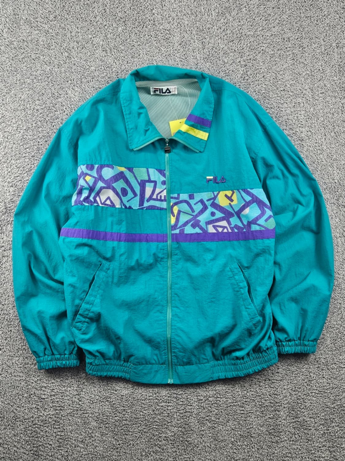 7~80's ITALY FILA 올드스쿨 바람막이 자켓 (L)/11604 상품이미지1