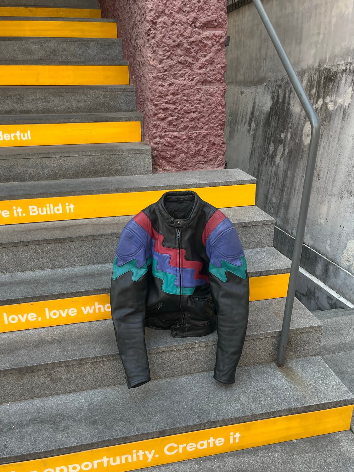 90s 빈티지 올드 가죽 레이싱 자켓 (95-100) 상품이미지10