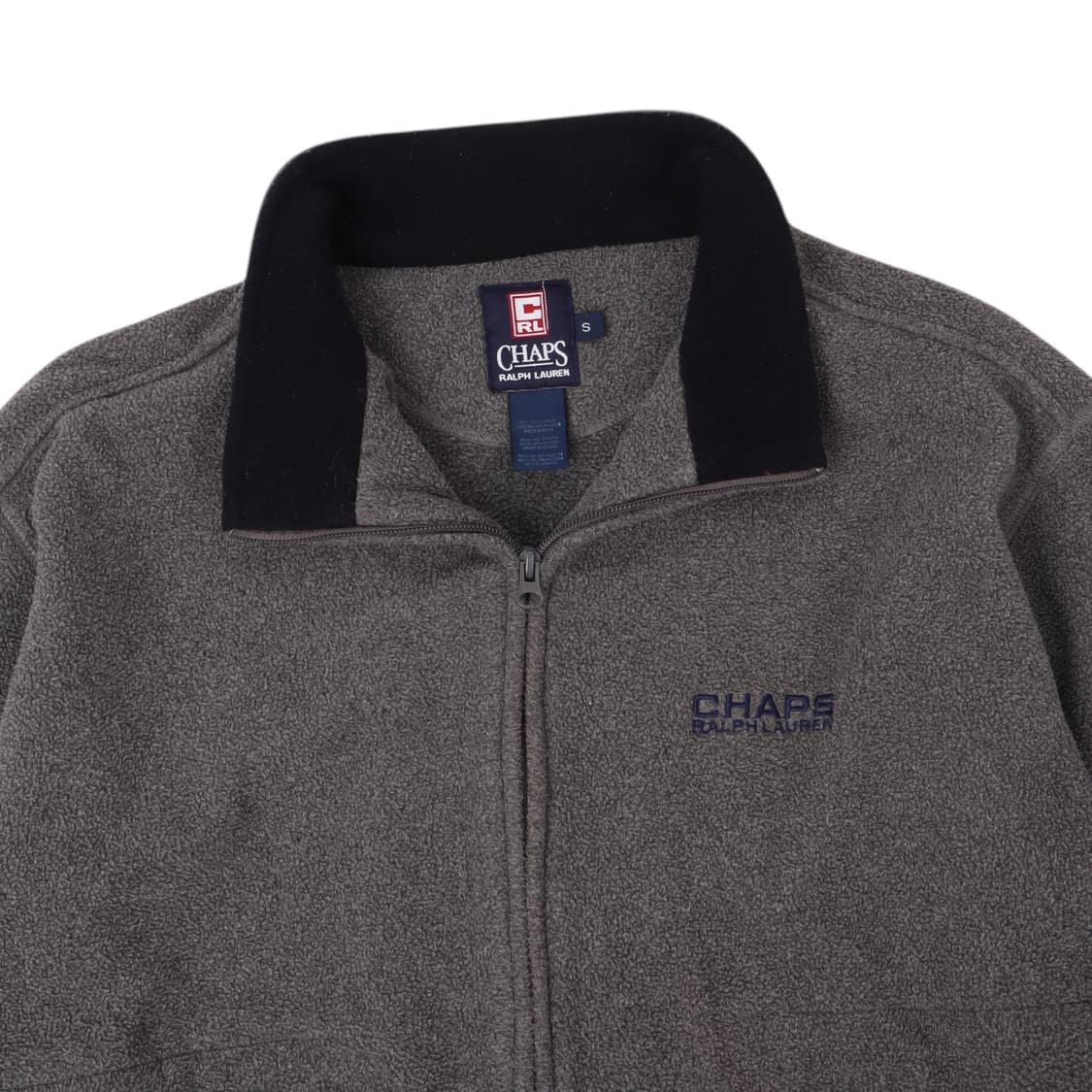 챕스 랄프로렌 그레이 플리스 블루종 집 자켓 상품이미지2