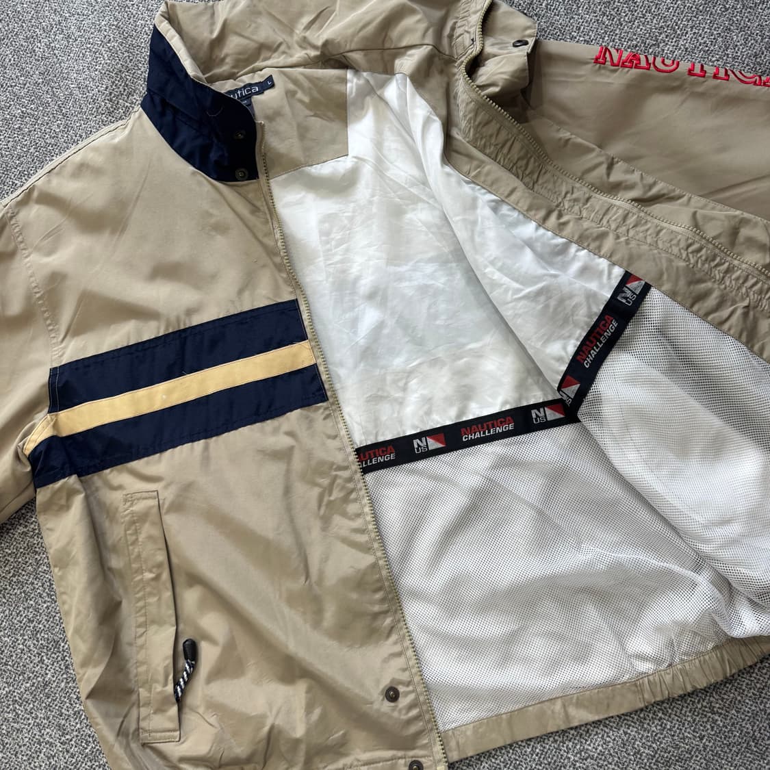 노티카 올드스쿨 배색 바람막이 상품이미지6