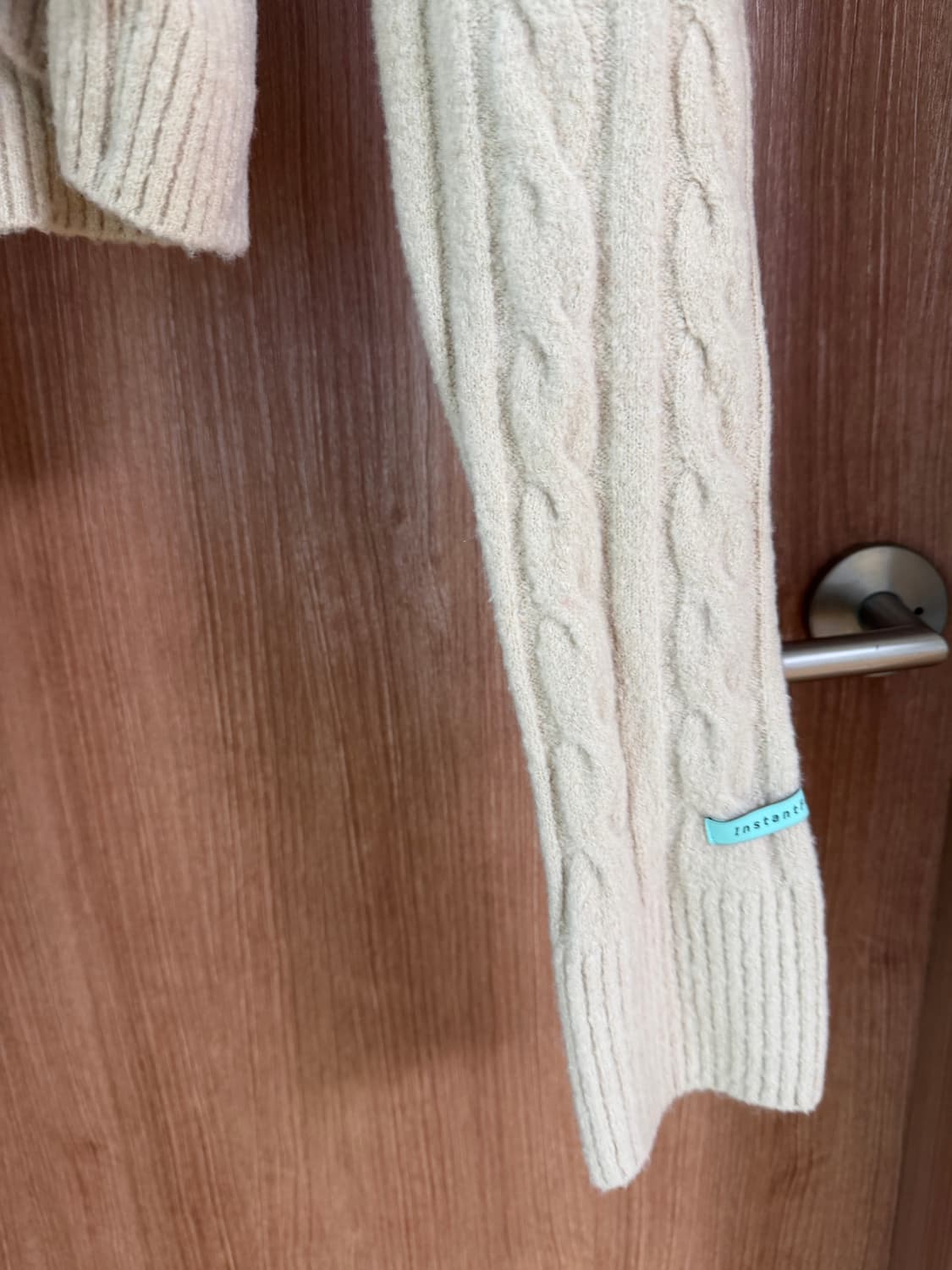 Instantfunk 인스턴트펑크 크롭 카라 니트 상품이미지5