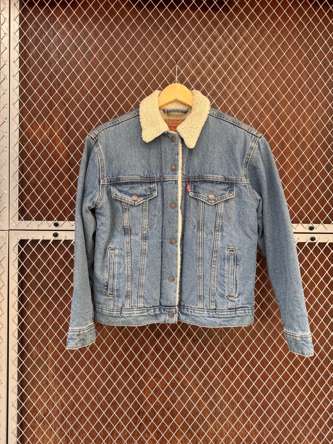 리바이스 데님 쉐르파 양털 트러커 자켓 청자켓 S 상품이미지1