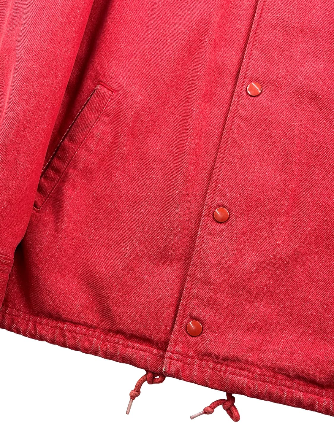 슈프림 데님 코치 자켓 레드 상품이미지4