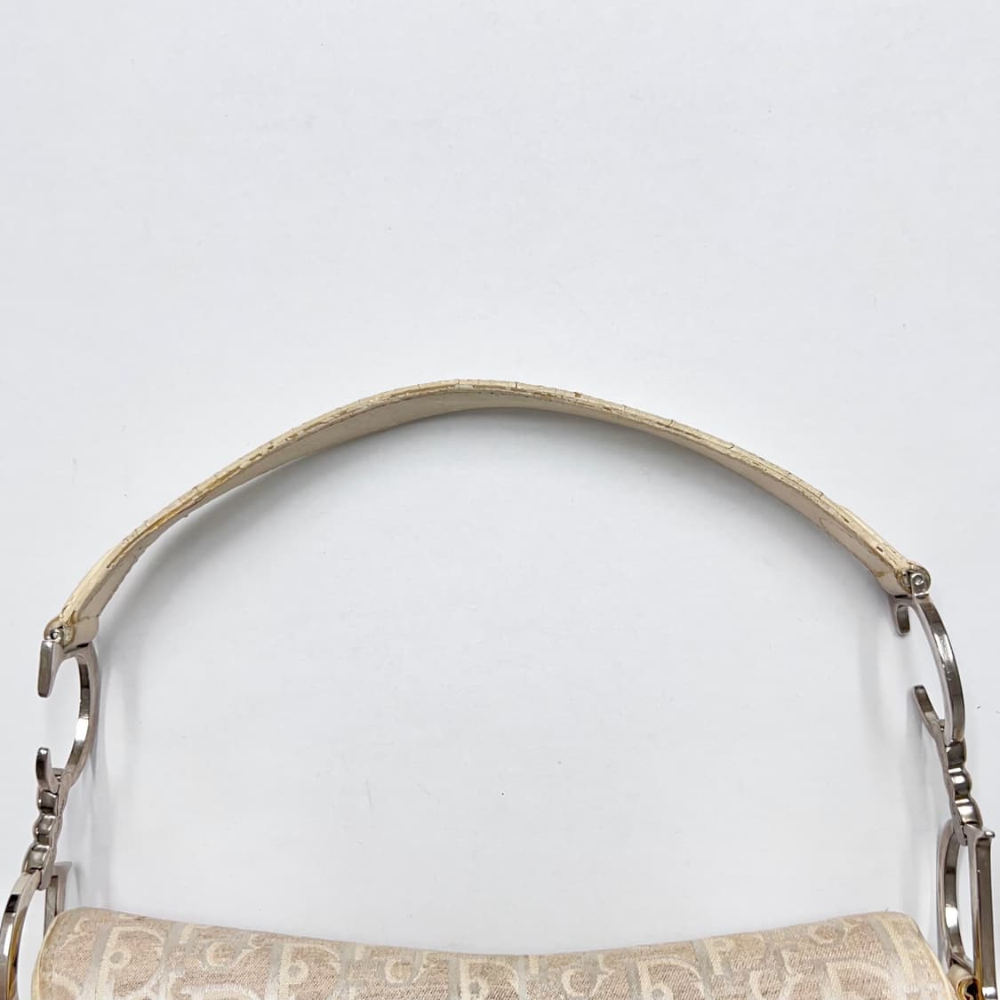 디올 오블리크 새들백 베이지 화이트 실버 상품이미지8