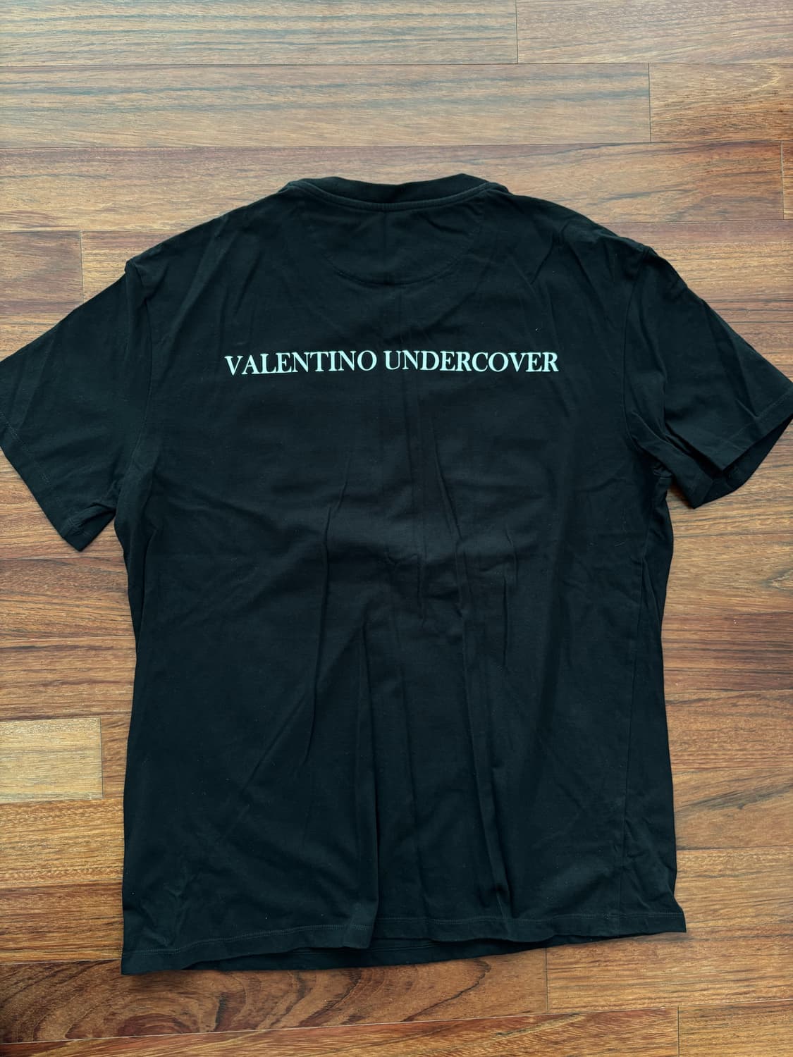(XL) 언더커버 x 발렌티노 티셔츠 블랙 상품이미지2