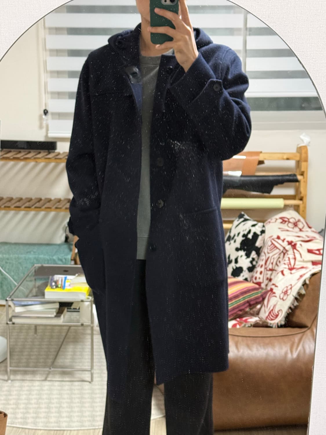 토마스모어 후드코트 네이비 m 사이즈 판매 상품이미지1