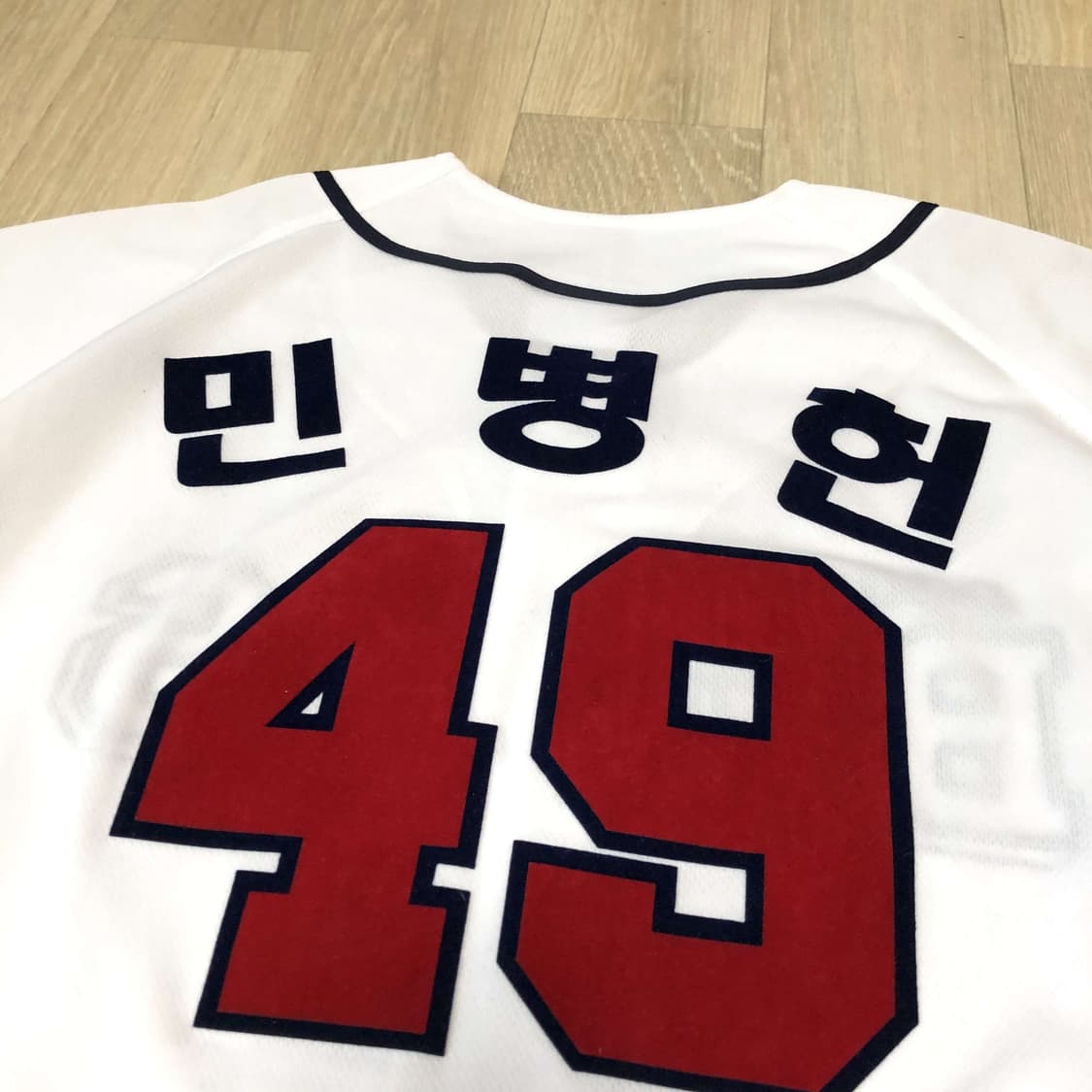 (95) 두산 베어스 두산 홈 민병헌 49 유니폼 두산 홈 민병헌 져지 상품이미지9
