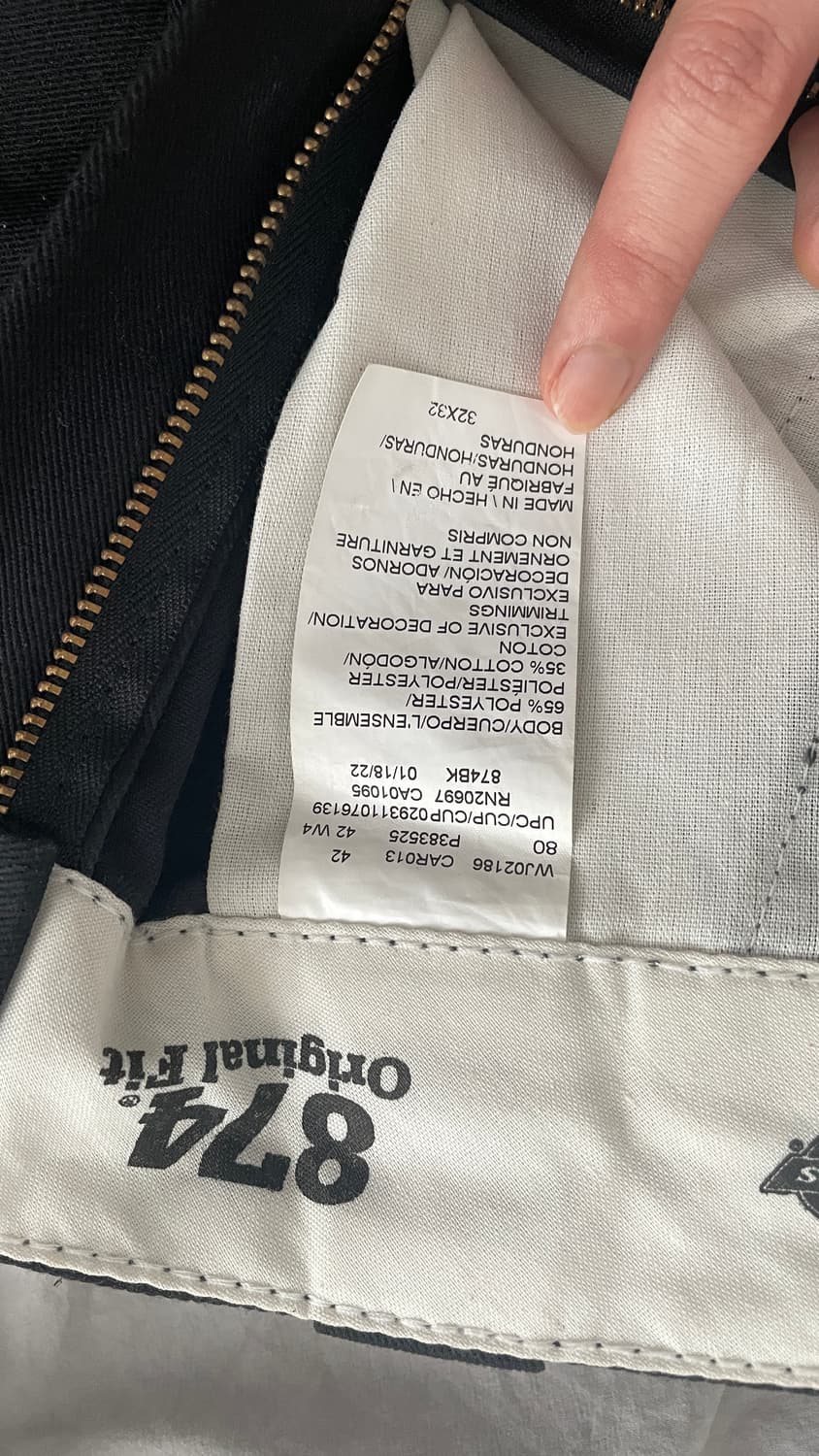 디키즈 874 블랙 32 상품이미지2