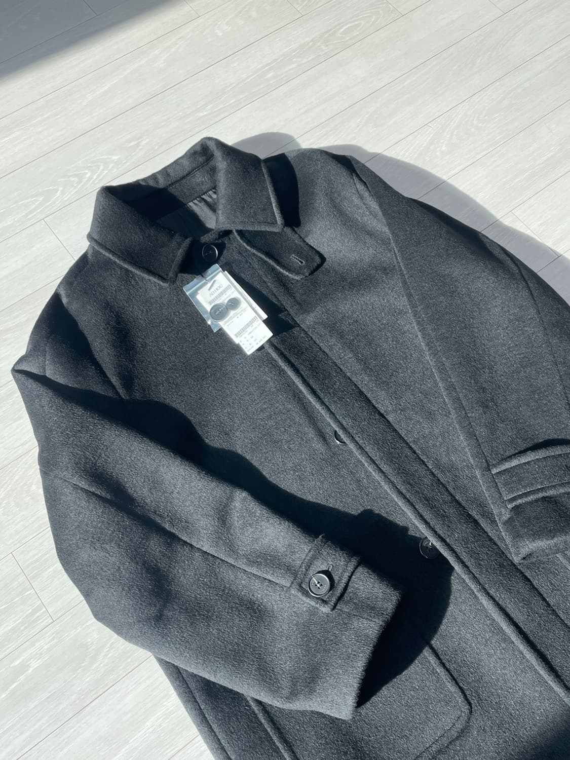 애드호크 세미오버 하프 발마칸 코트 상품이미지1