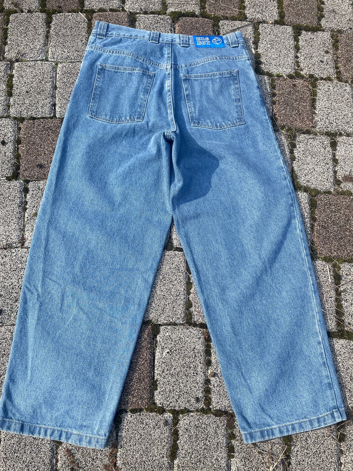 폴라스케이트 빅보이팬츠 미드블루 상품이미지2