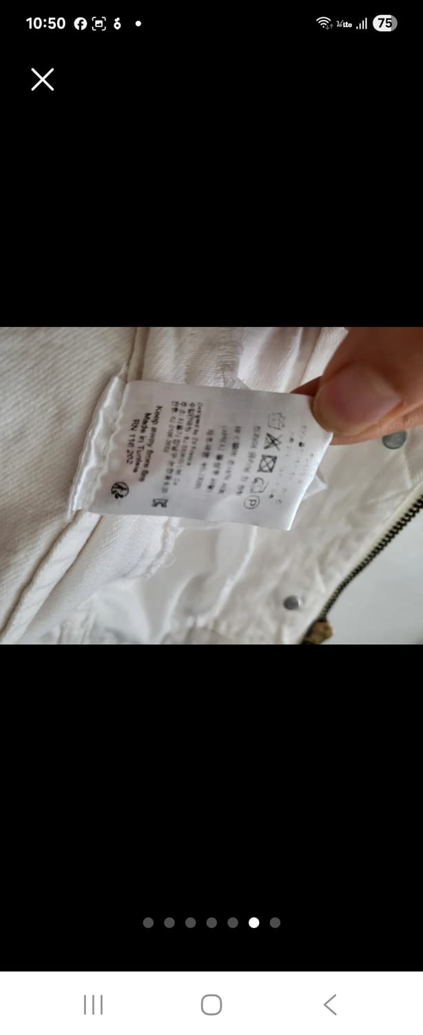 (정품)ZADIG&VOLTAIRE 화이트 데님 자켓 M사이즈 44-66 상품이미지5