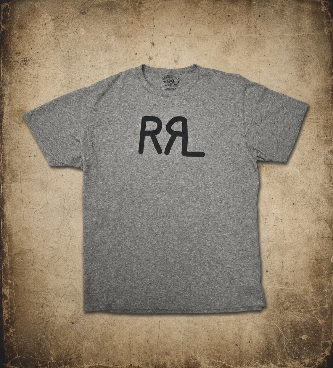RRL 로고 저지 티셔츠 그레이 L 상품이미지1