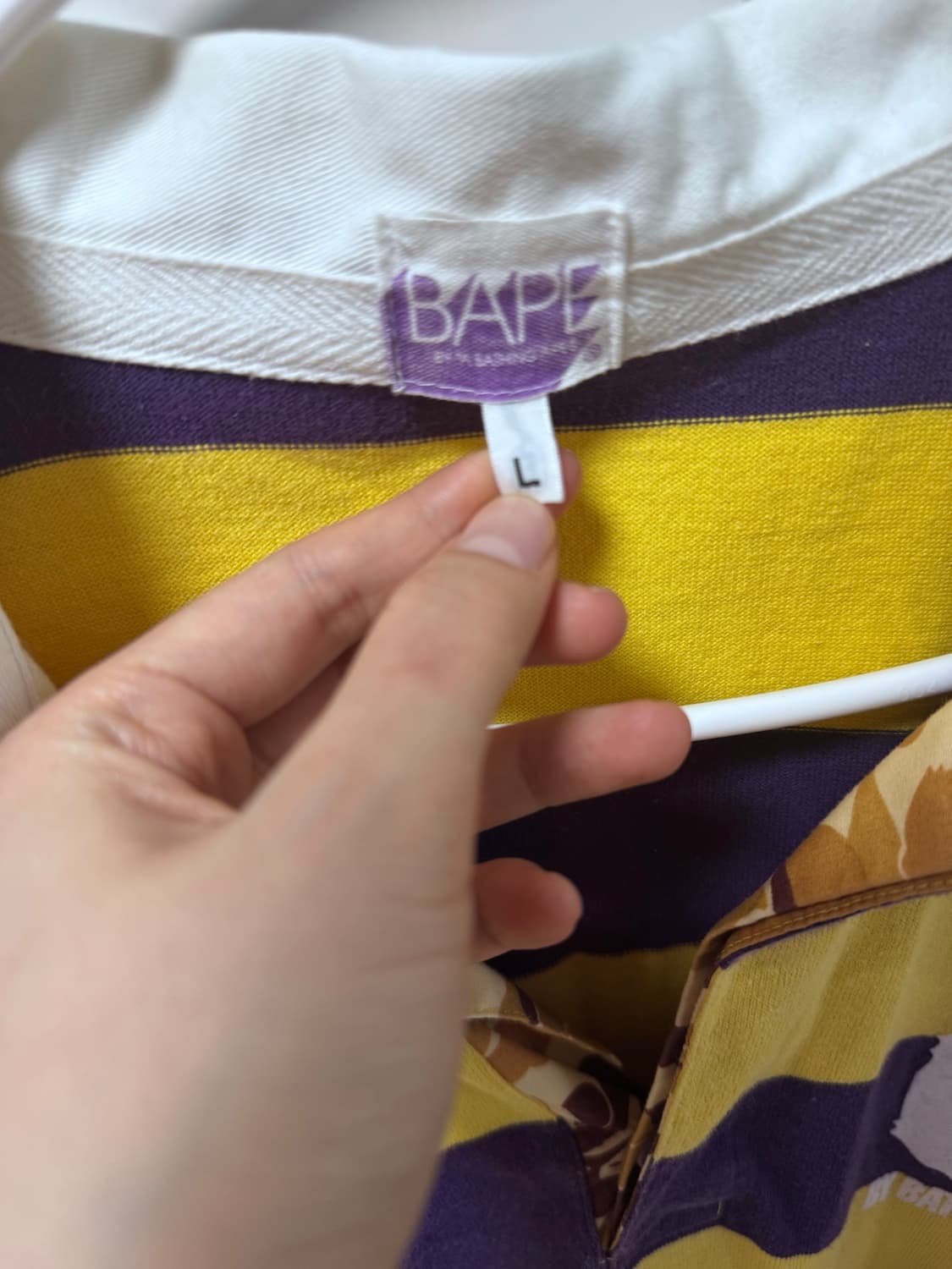 베이프 Bape 빈티지 카라 롱슬리브 상품이미지6