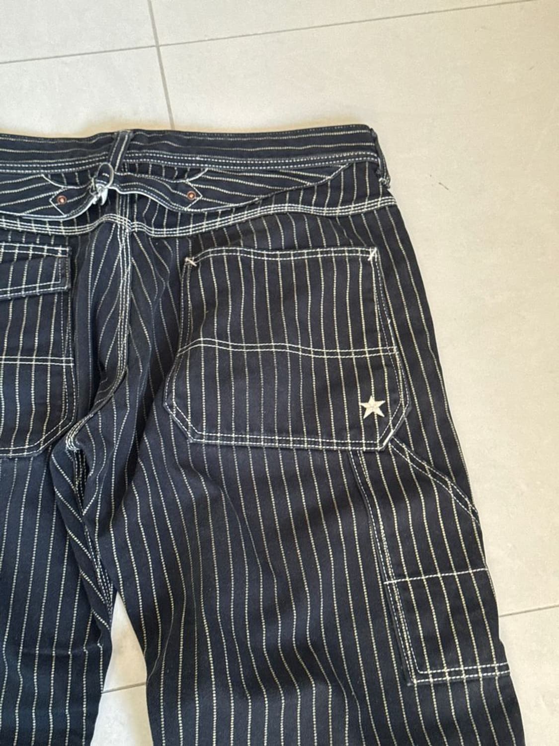 STRIPE WORK PANTS 스트라이프 작업 바지 상품이미지3