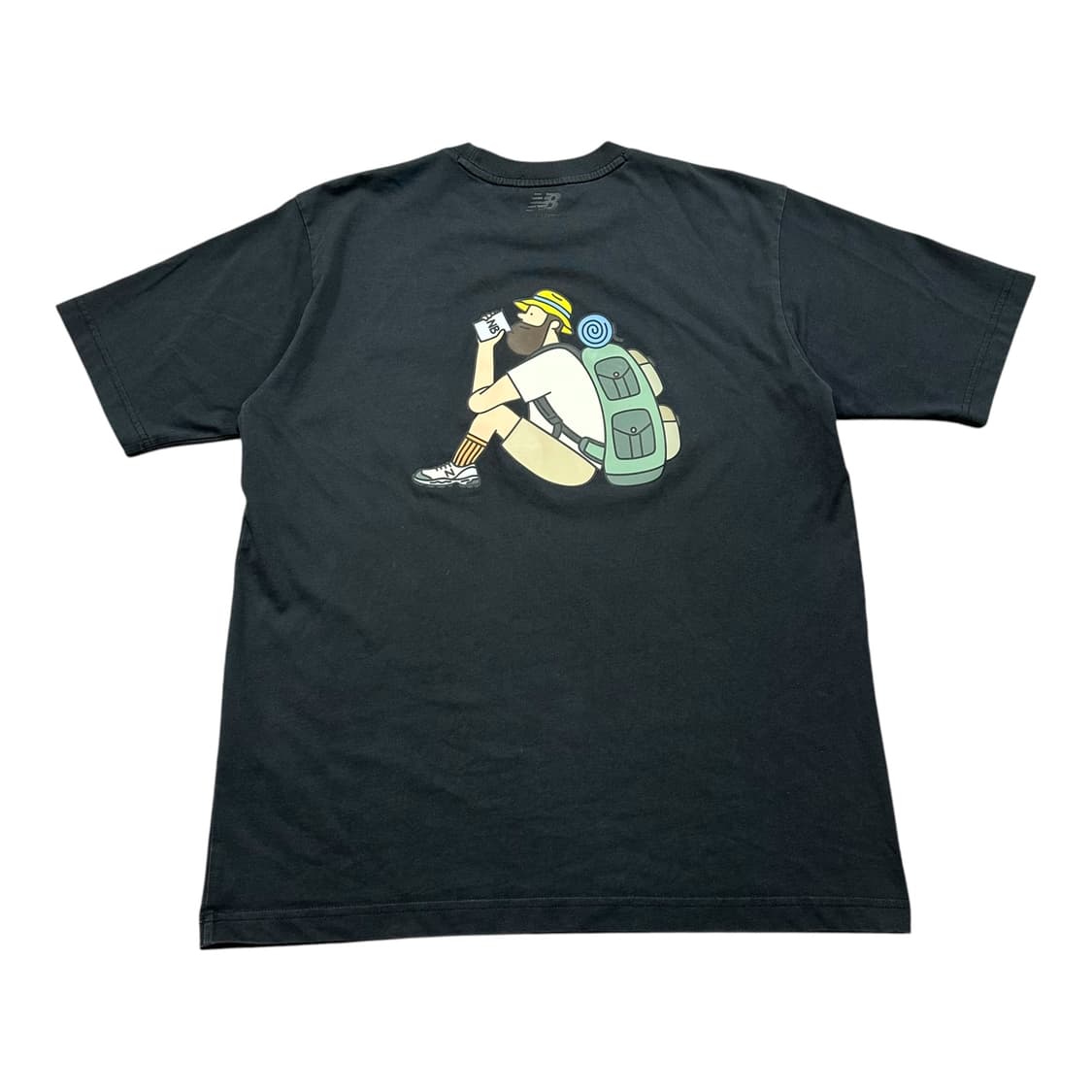 ✨ (만원 빈티지) 뉴발란스 x 전황일 빅로고 블랙 반팔티  상품이미지1