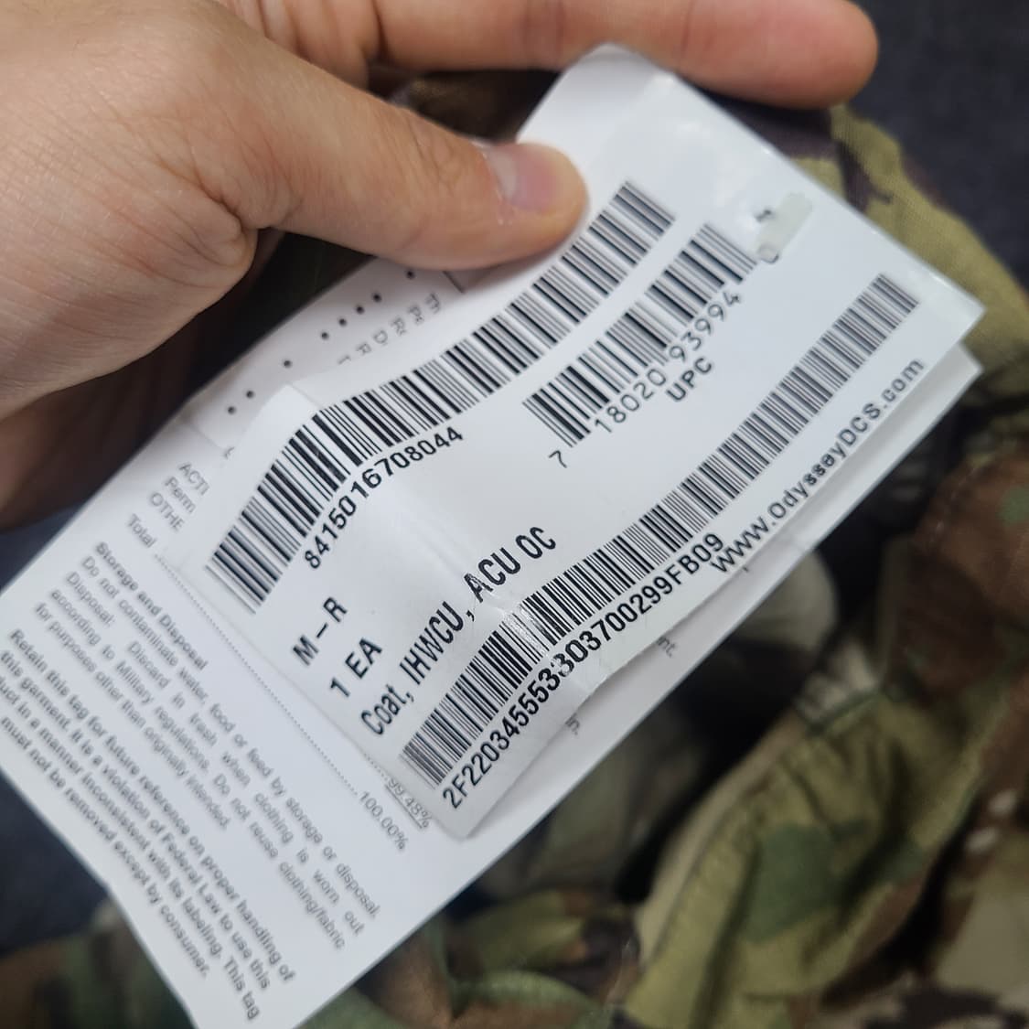 미군스타일 전투복 상품이미지5