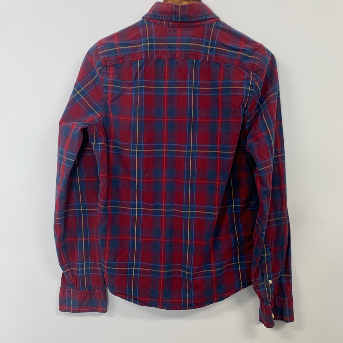 아베크롬비 y2k 와투케 산양로고 체크 셔츠 상품이미지3