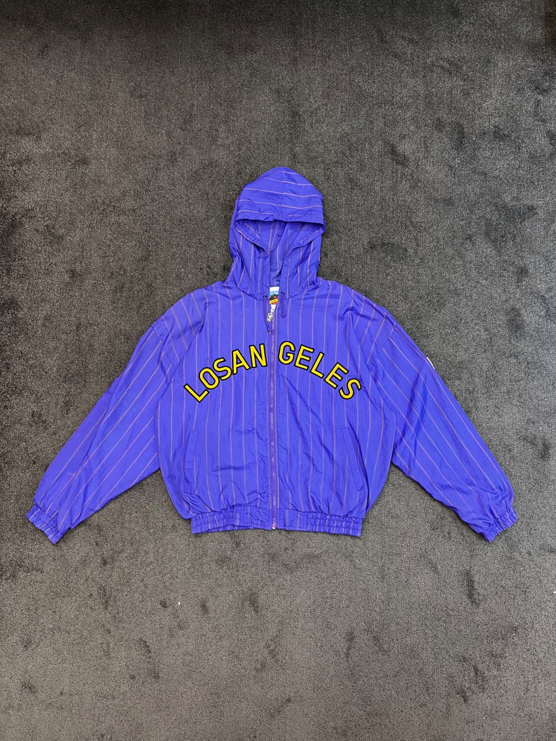 LA 핀스트라이프 후드 자켓 상품이미지1