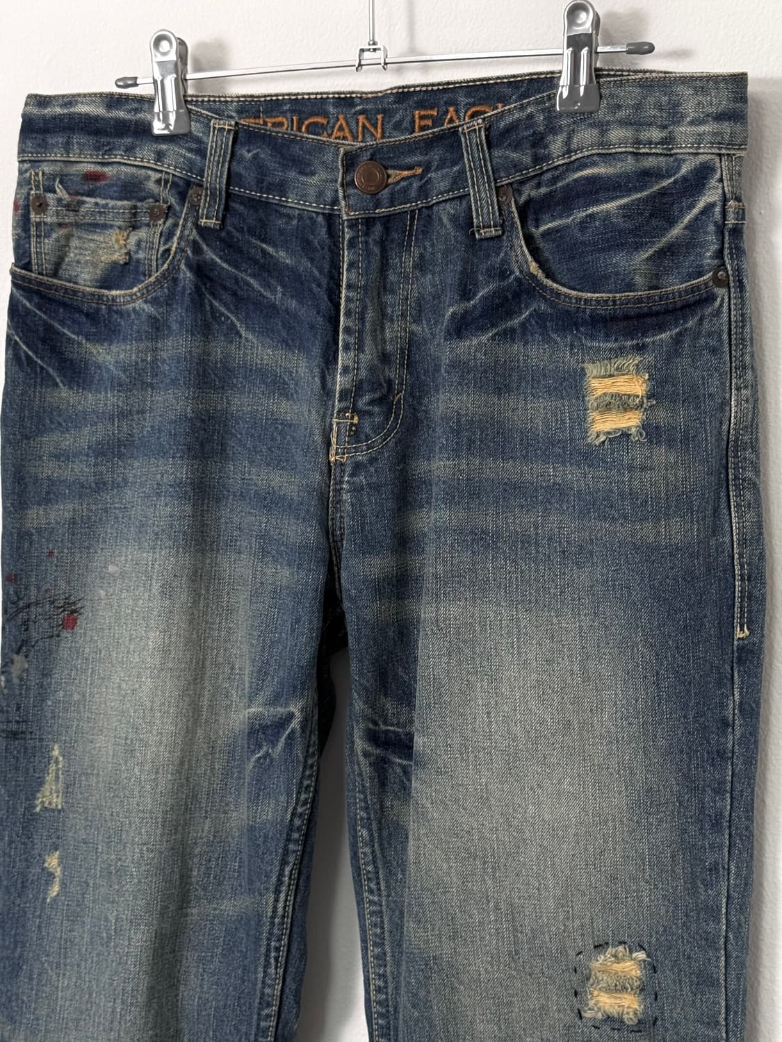 american eagle 워시드 데님 팬츠 상품이미지3