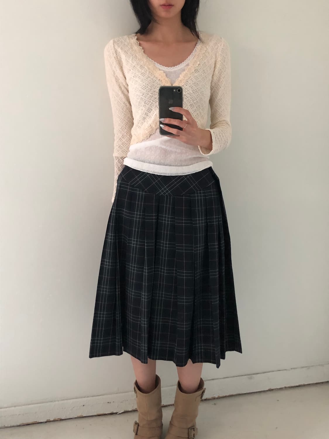 일본빈티지 레이스 볼레로 가디건 상품이미지5