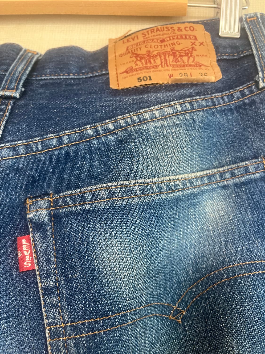 90s lvc 발렌시아 501 셀비지 상품이미지5