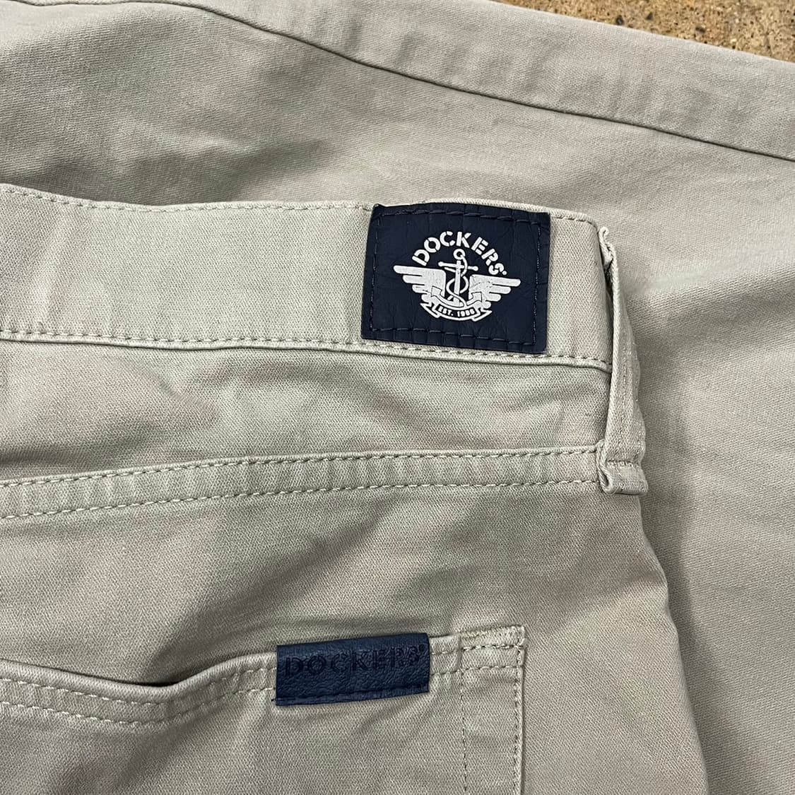 [정품] 다커스 슬림핏 베이지색 바지 b10 상품이미지7