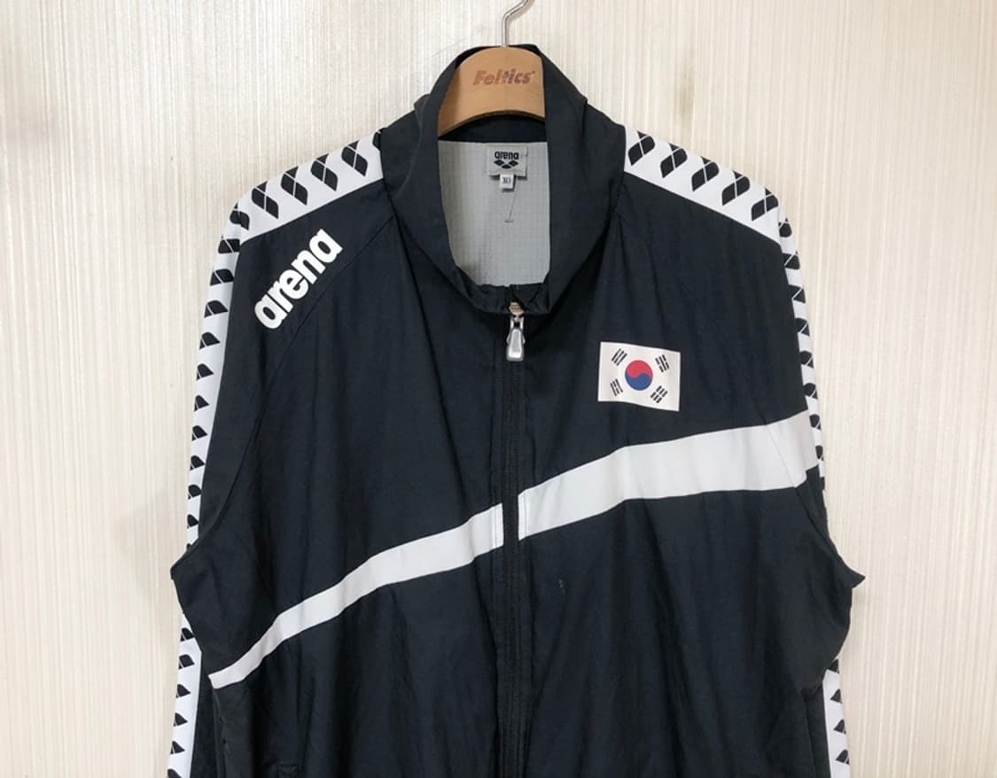 아레나(arena) 수영국가대표 선수실착 우븐웜업자켓 XO(XXL) 상품이미지2