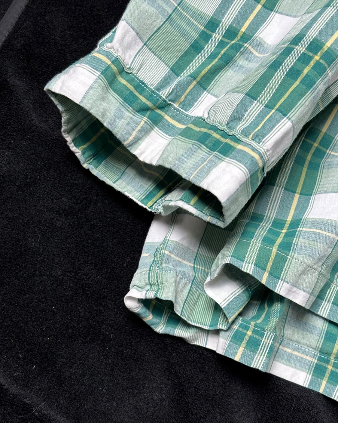 일본빈티지 MINT BEANS 체커 셔츠  상품이미지5