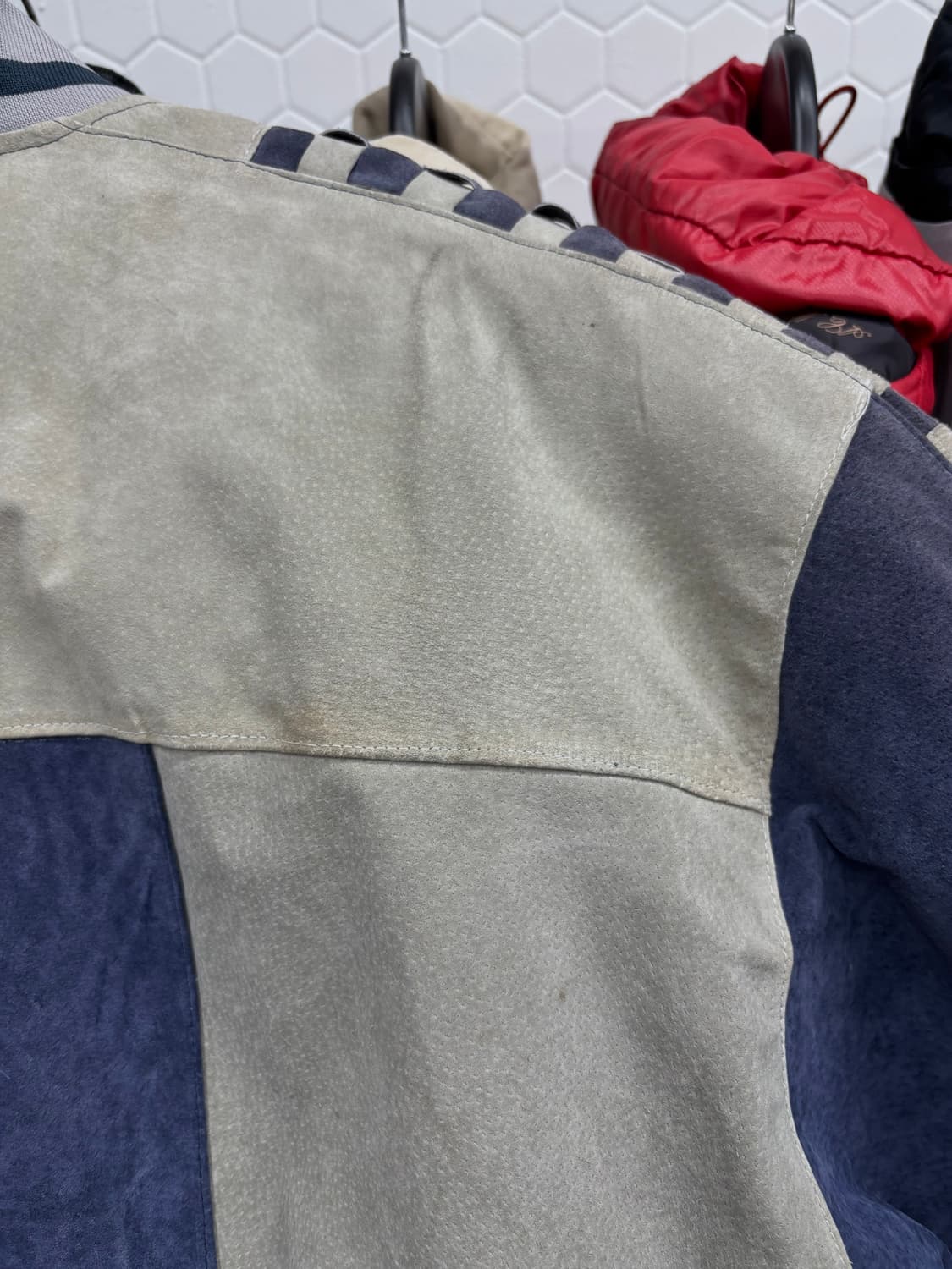 VTG 스웨이드 배색 자켓 상품이미지9