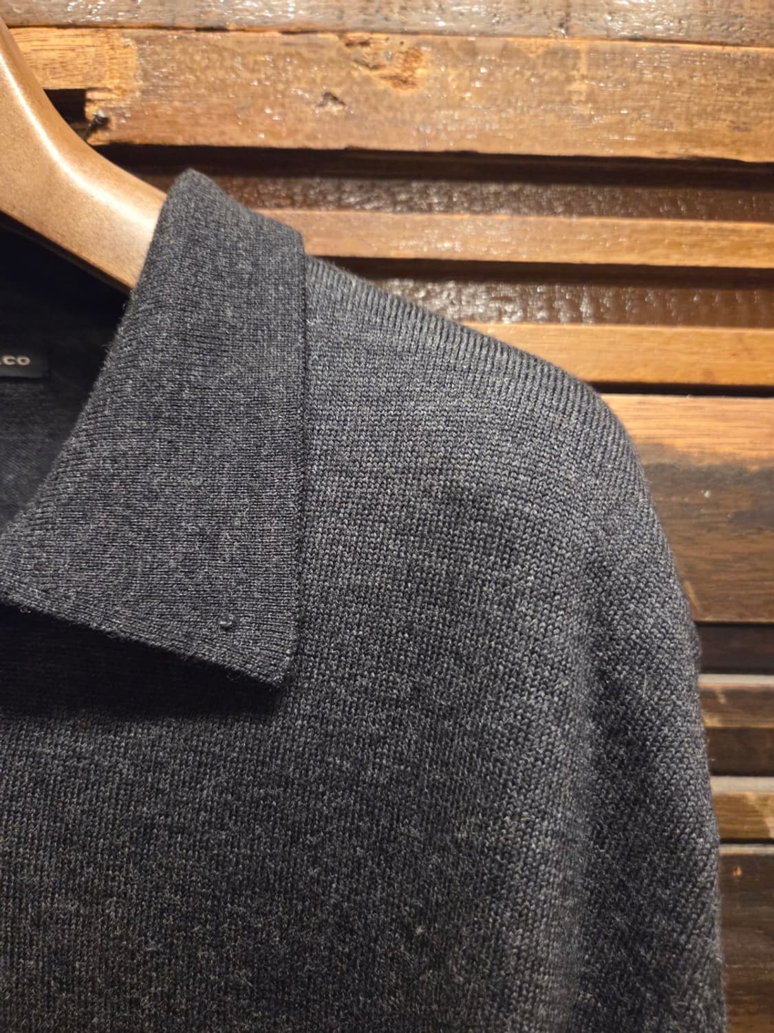 클럽모나코 오픈칼라넥 니트  상품이미지4