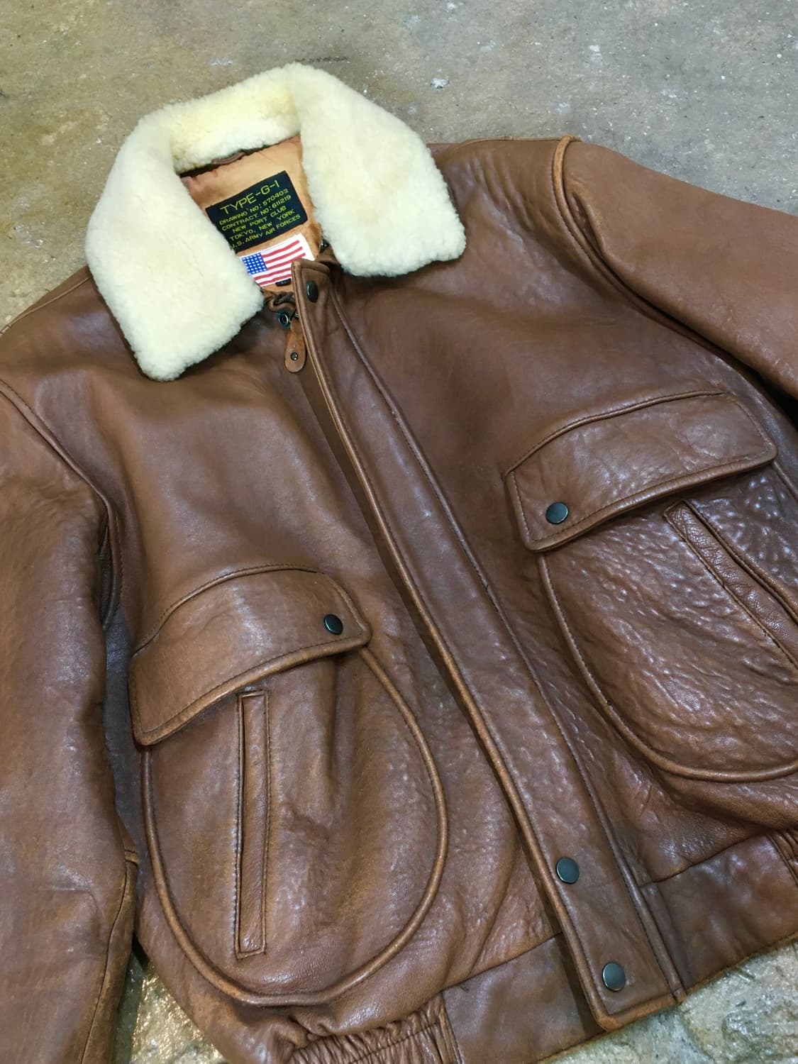 G-1 가죽 자켓 상품이미지3