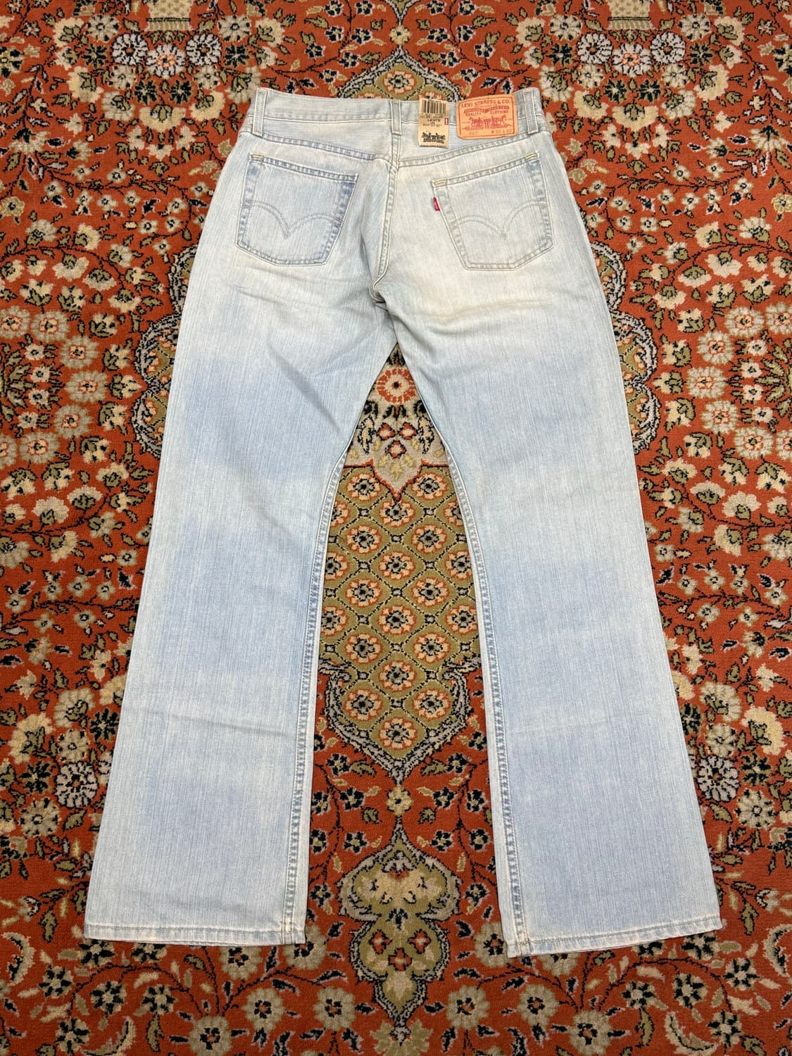 리바이스 527 연청 부츠컷 플레어진 데님팬츠 30x32  상품이미지2